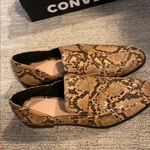 Zara slip on loafers